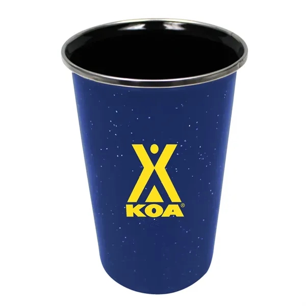 Blue color option for 17 Oz. Speckled Enamelware Tumbler