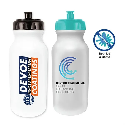 Main photo of Micro Halt™ 20 Oz. Value Cycle Bottle, Full Color Digital