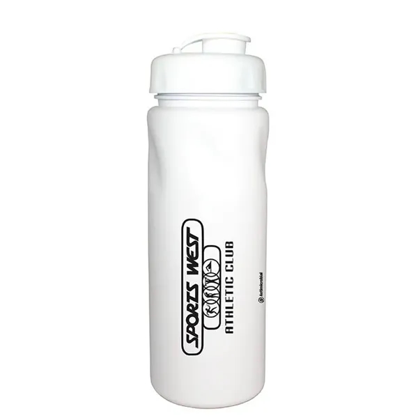 White color option for Micro Halt™ 24 Oz. Cycle Bottle With Flip Top Cap