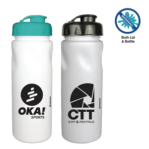 Photo of Micro Halt™ 24 Oz. Cycle Bottle With Flip Top Cap