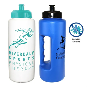 Photo of Micro Halt™ 32 Oz. Grip Bottle With Push 'N Pull Cap