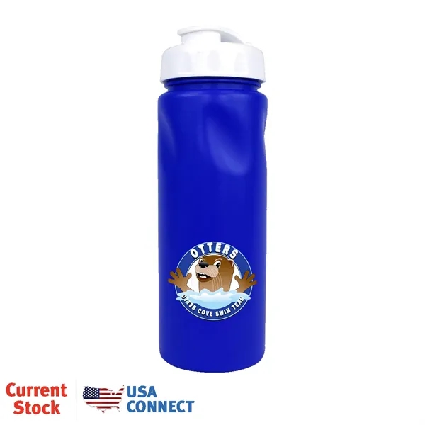 Blue color option for 24 Oz. Cycle Bottle With Push 'N Pull Cap, Full Color Digita