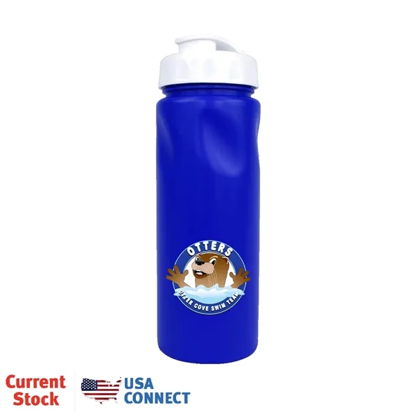 Blue color option for 24 Oz. Cycle Bottle With Flip Top Cap, Full Color Digital