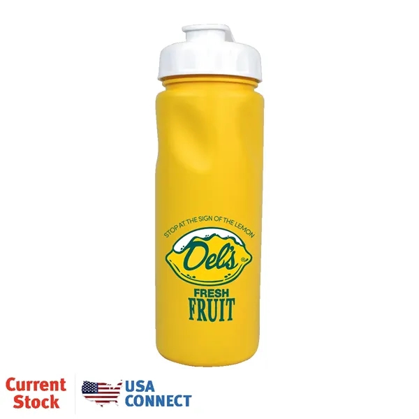 Yellow color option for 24 Oz. Cycle Bottle With Flip Top Cap, Full Color Digital