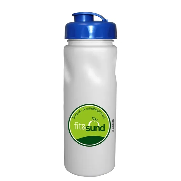 Frosted color option for Micro Halt™ 24 Oz. Cycle Bottle With Flip Top Cap, Full Col