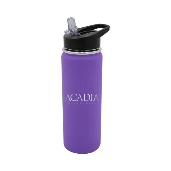Purple color option for Halcyon® 20 Oz. Sports Bottle With Flip Straw Lid, Laser En