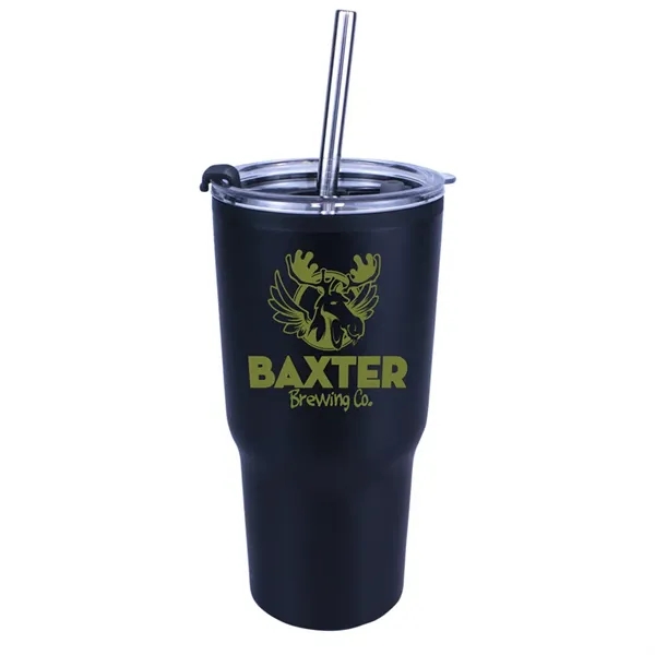 Black color option for 20 Oz. Ares Tumbler With Stainless Straw/Flip Top Lid