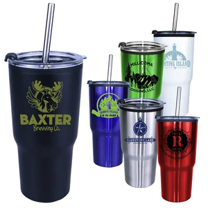 Photo of 20 Oz. Ares Tumbler With Stainless Straw/Flip Top Lid