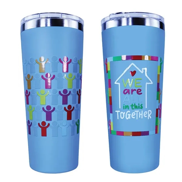 Bright Blue color option for 22 Oz. Memphis Tumbler With Slide Lid, Fcd With Varnish Or V