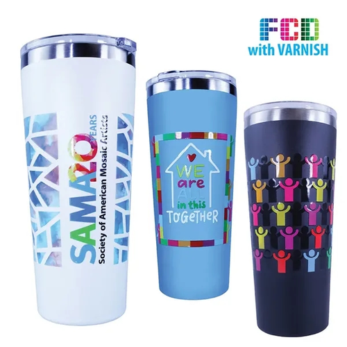 Main photo of 22 Oz. Memphis Tumbler With Slide Lid, Fcd With Varnish Or V