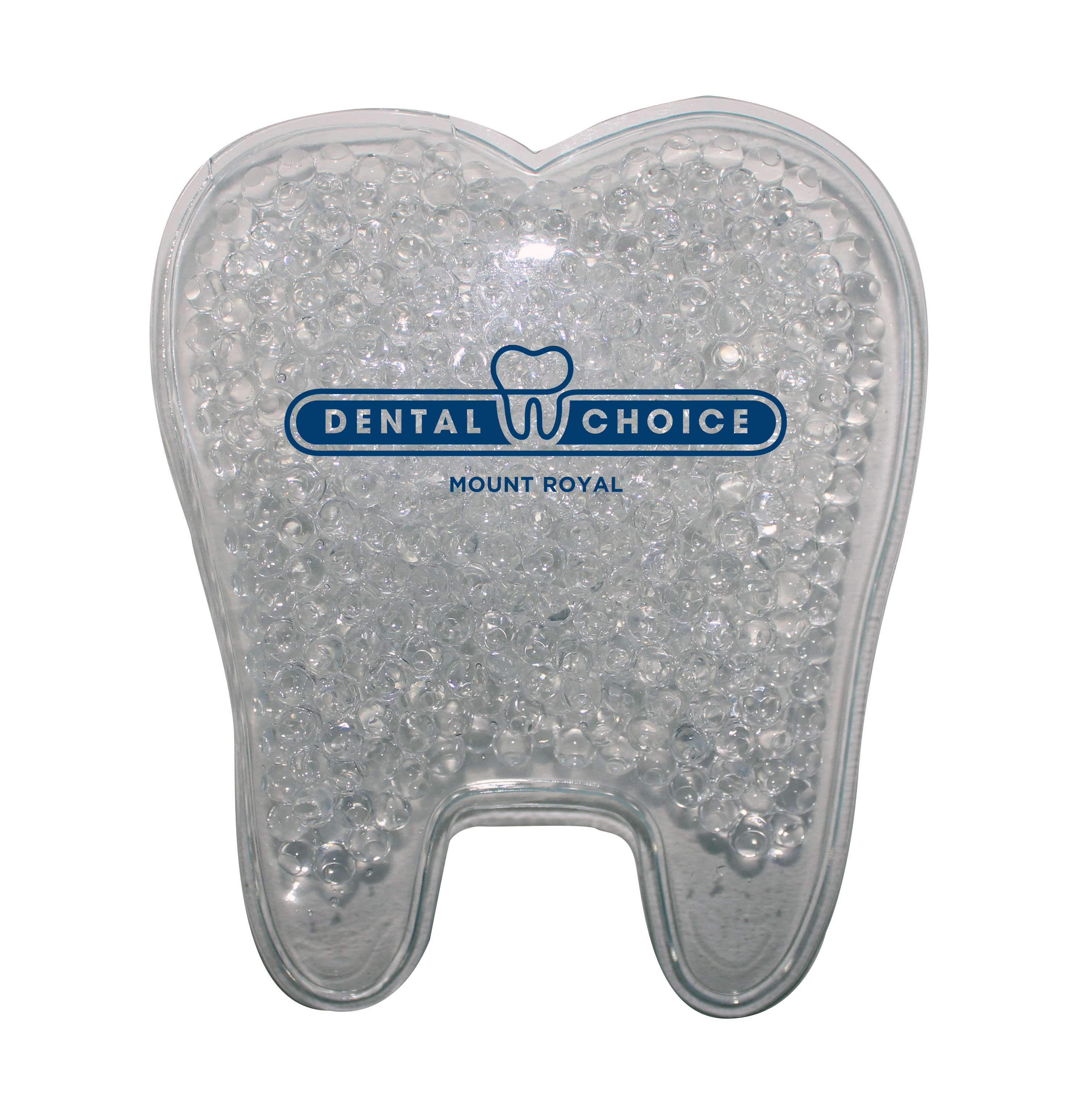 Clear color option for Tooth Gel Bead Hot/Cold Pack