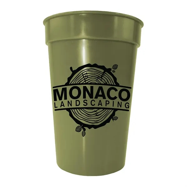 Army Green color option for 17 Oz. Earth Tone Stadium Cup