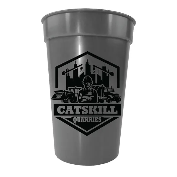 Gray color option for 17 Oz. Earth Tone Stadium Cup