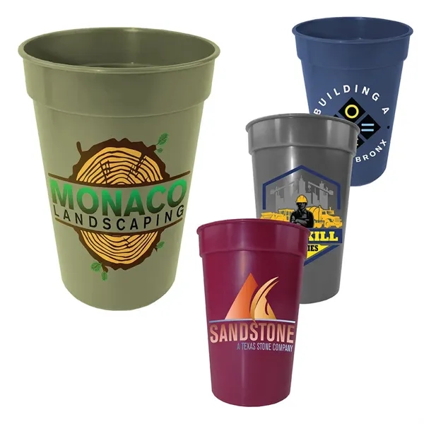 Extra color option for 17 Oz. Earth Tone Stadium Cup, Full Color Digital