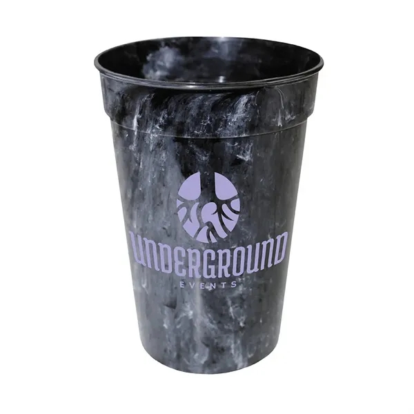 Black color option for 17 Oz. Marble Stadium Cup