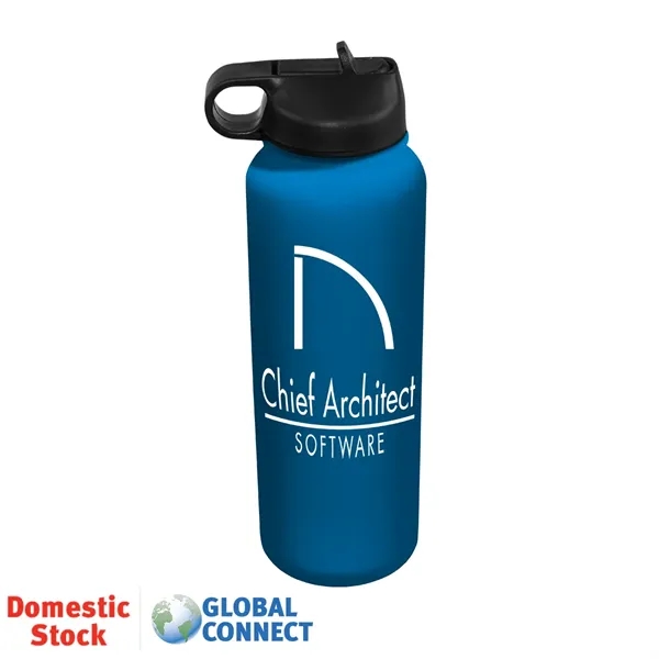 Blue color option for 32 Oz. Memphis Sports Bottle With Straw Lid