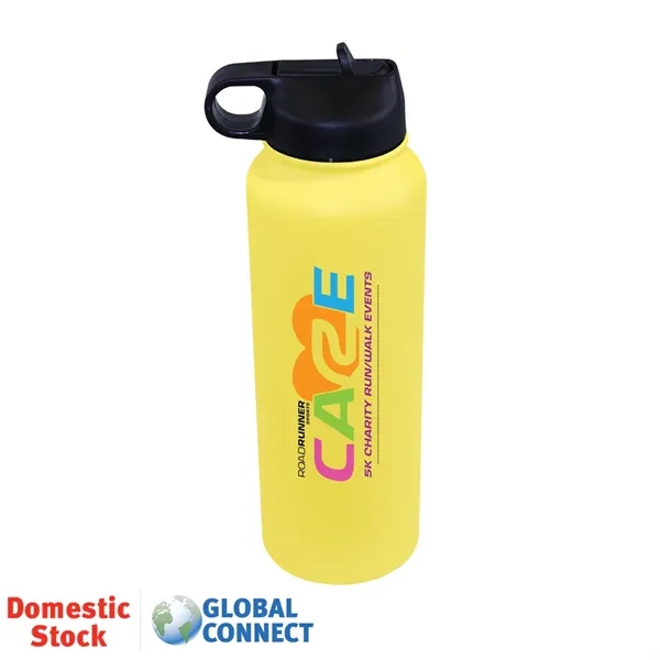 Yellow color option for 32 Oz. Memphis Sports Bottle With Straw Lid, Full Color Digi
