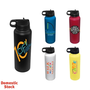 Photo of 32 Oz. Memphis Sports Bottle With Straw Lid, Full Color Digi