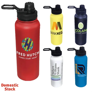 Photo of 32 Oz. Memphis Sports Bottle With Screw Cap, Full Color Digi