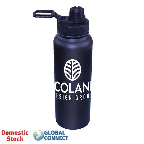 Black color option for 32 Oz. Memphis Sports Bottle With Screw On Cap