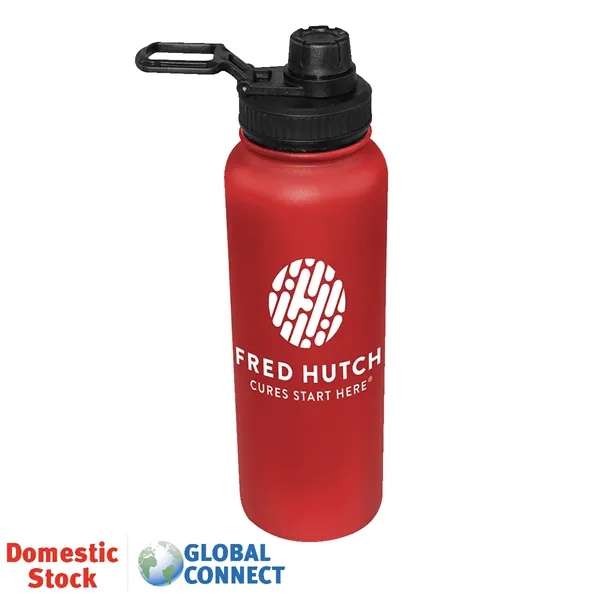 Red color option for 32 Oz. Memphis Sports Bottle With Screw On Cap