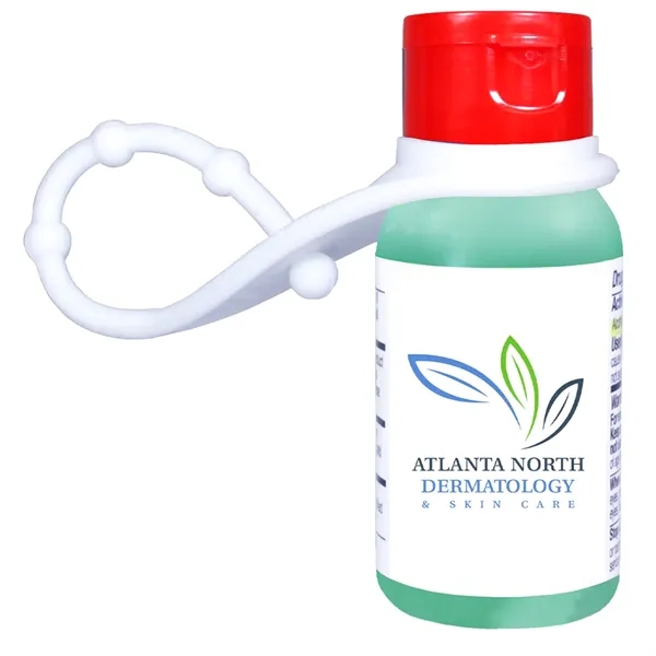 Trans Red color option for 1 Oz. Aloe Vera Gel With Lanyard, Full Color Digital