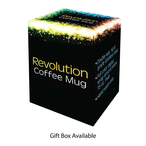 Extra color option for 15 Oz. Revolution Coffee Mug, Fcd With Varnish Or Varnish On
