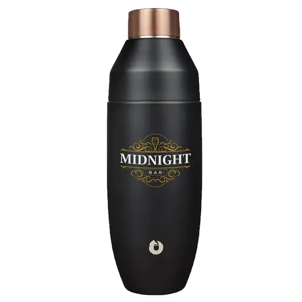Black color option for Snowfox® 24 Oz. Cocktail Shaker, Full Digital Color