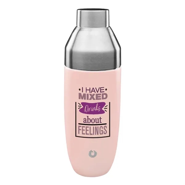 Pink color option for Snowfox® 24 Oz. Cocktail Shaker, Full Digital Color