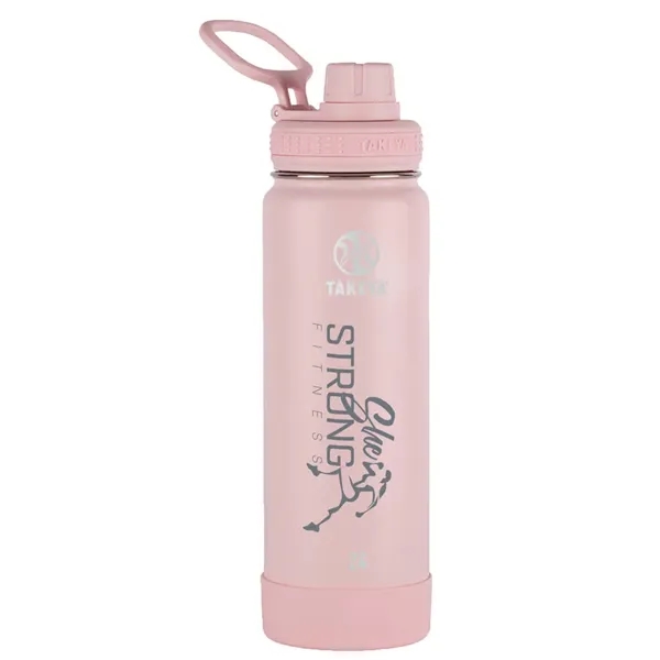 Blush color option for Takeya® 24 Oz. Actives Spout Lid
