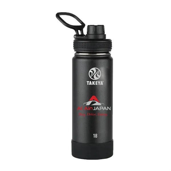 Onyx color option for Takeya® 18 Oz. Actives With Spout Lid, Full Color Digital