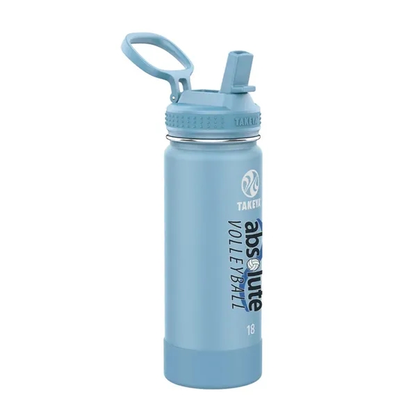 Bluestone color option for Takeya® 18 Oz. Actives With Straw Lid, Full Color Digital