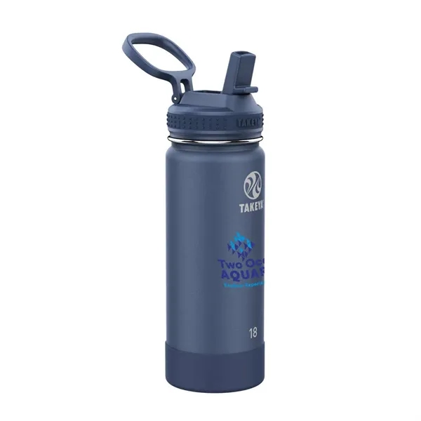 Midnight color option for Takeya® 18 Oz. Actives With Straw Lid, Full Color Digital
