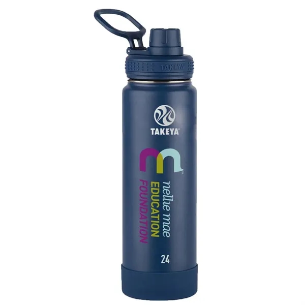 Midnight color option for Takeya® 24 Oz. Actives With Spout Lid, Full Color Digital