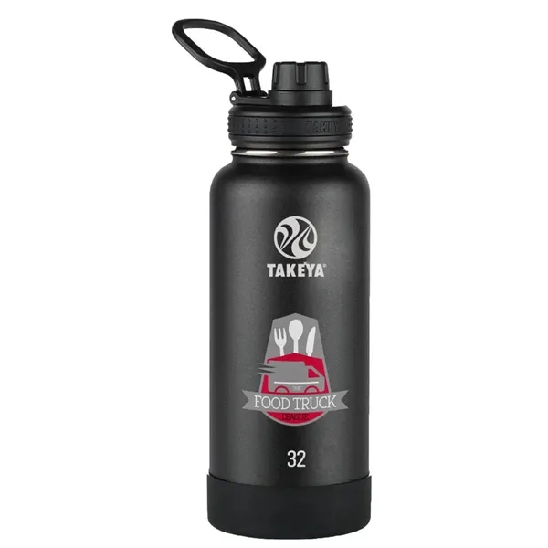 Onyx color option for Takeya® 32 Oz. Actives With Spout Lid, Full Color Digital