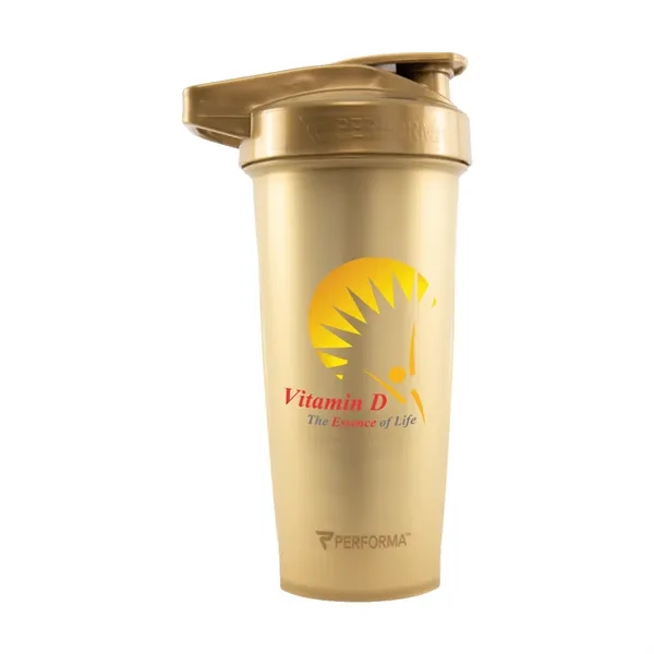 Gold color option for Perfect Shaker™ 28 Oz. Activ Bottle, Full Color Digital