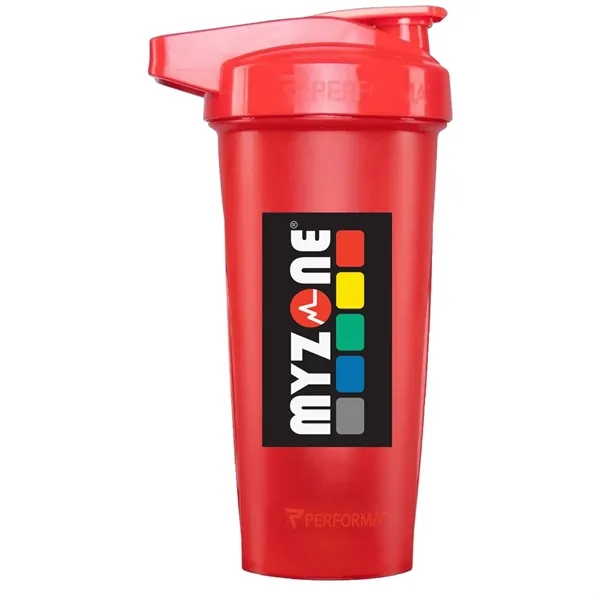 Red color option for Perfect Shaker™ 28 Oz. Activ Bottle, Full Color Digital