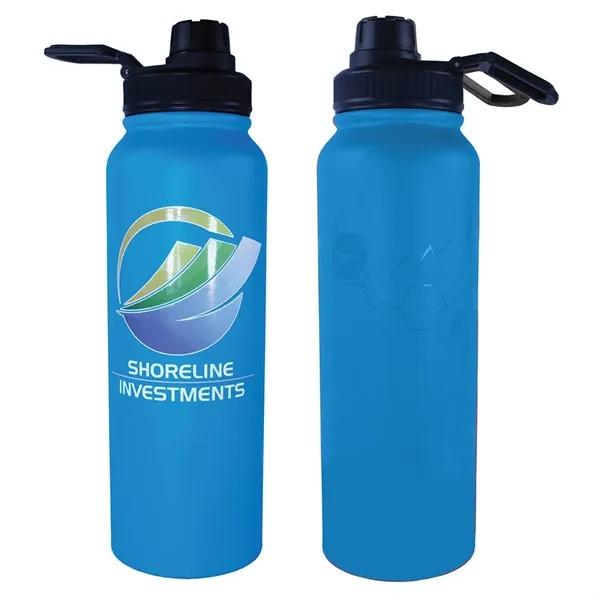 Blue color option for 32 Oz. Memphis Sports Bottle With Screw Cap, Varnish