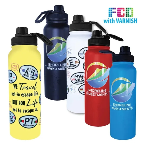 Main photo of 32 Oz. Memphis Sports Bottle With Screw Cap, Varnish