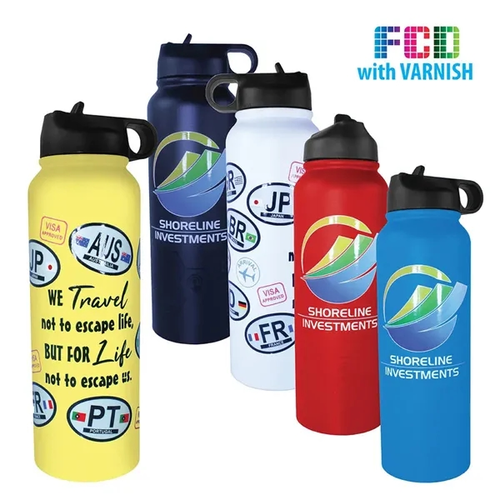 Main photo of 32 Oz. Memphis Sports Bottle With Straw Lid, Varnish