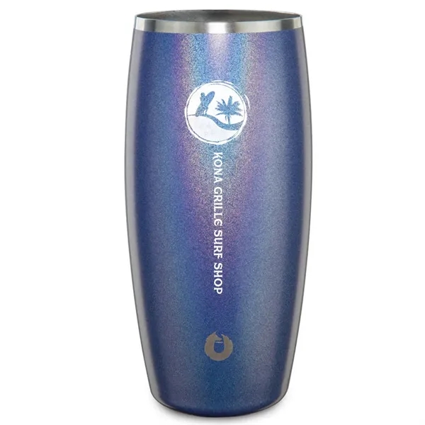 Metallic Blue color option for Snowfox® 18 Oz. Shimmer Beer Glass
