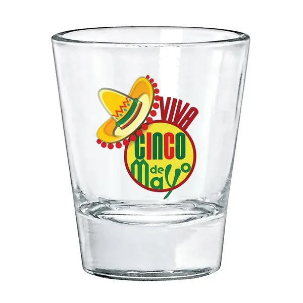 Clear color option for 1.75 Oz.Shot Glass   Usa, Full Color Digital