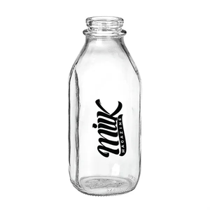 Photo of 1 Quart Glass Milk Bottle