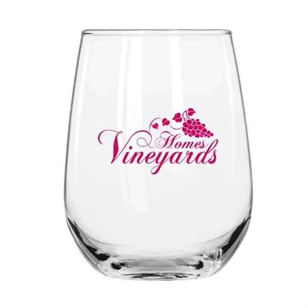 Clear color option for 17 Oz. Stemless Wine Glass