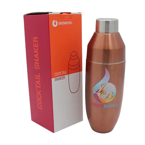 Extra color option for Snowfox® 24 Oz. Marble Cocktail Shaker, Full Color Digital