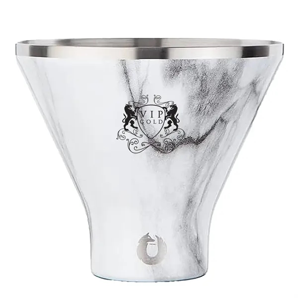 Marble color option for Snowfox® 8 Oz. Marble Martini Glass