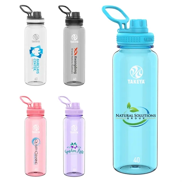 Extra color option for Takeya® 40 Oz. Tritan Water Bottle With Spout Lid, Full Col