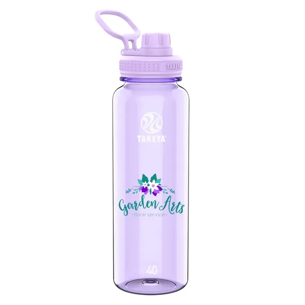 Vivacity Purple color option for Takeya® 40 Oz. Tritan Water Bottle With Spout Lid, Full Col