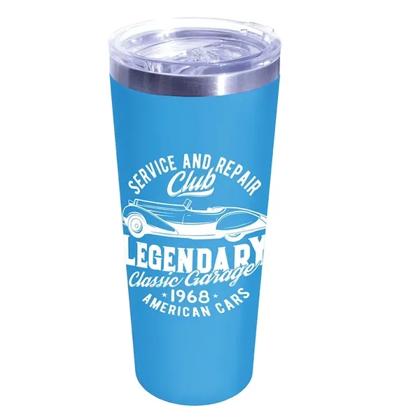 Bright Blue color option for 22 Oz. Memphis Tumbler With Slide Lid   Gift Set