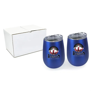 Photo of Halcyon® 12 Oz. Stainless Steel Wine Glass With Lid   Gift